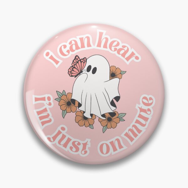 Item preview, i can hear, i'm just on mute - little ghost designed and sold by hiddenmeadow.