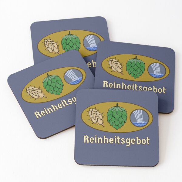 Item preview, Reinheitsgebot: Beer ingredients - Barley, Hops, Water designed and sold by Scottopia.