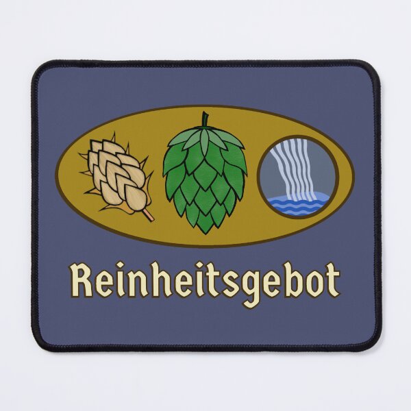 Item preview, Reinheitsgebot: Beer ingredients - Barley, Hops, Water designed and sold by Scottopia.