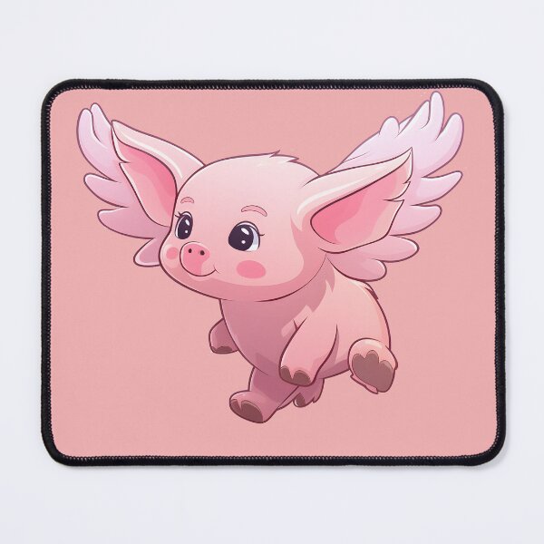 Item preview, cute kawaii flying pig farm life designed and sold by Wickystickers.