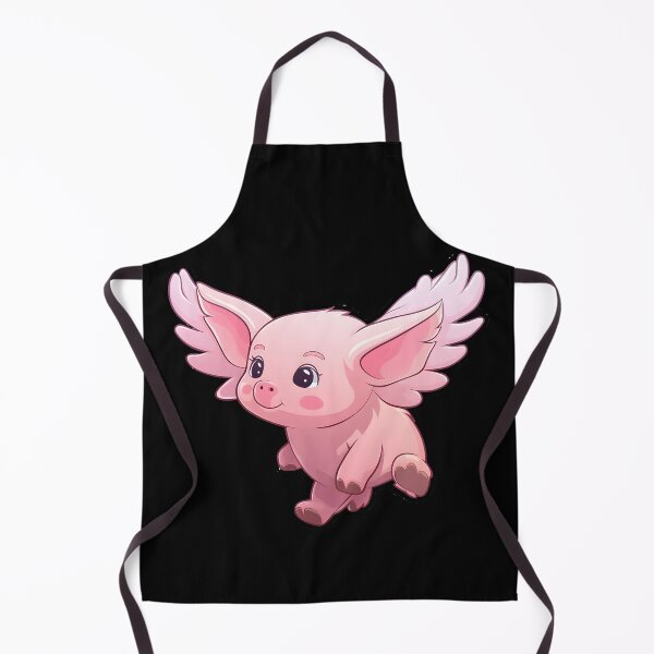 Item preview, cute kawaii flying pig farm life designed and sold by Wickystickers.