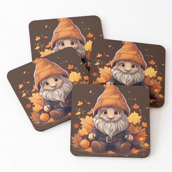 Item preview, Happy Fall Y'all Cute Gnome Pumpkin Autumn Leaves designed and sold by NearlyNow.