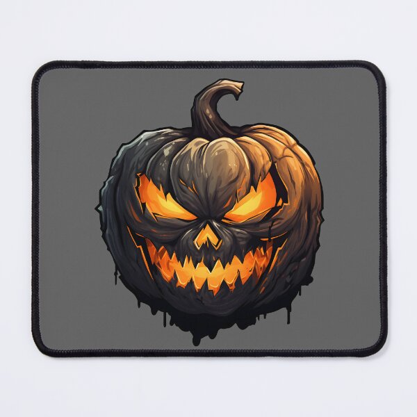 Item preview, gothic scary pumpkin face  designed and sold by Wickystickers.
