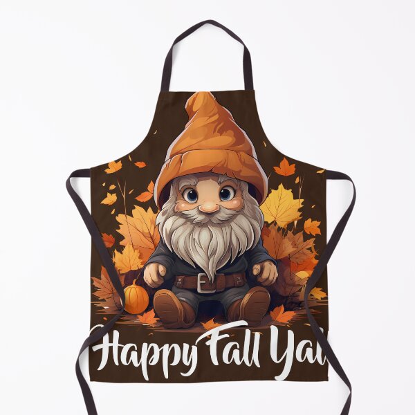 Item preview, Happy Fall Y'all Cute Gnome Pumpkin Autumn Leaves designed and sold by NearlyNow.