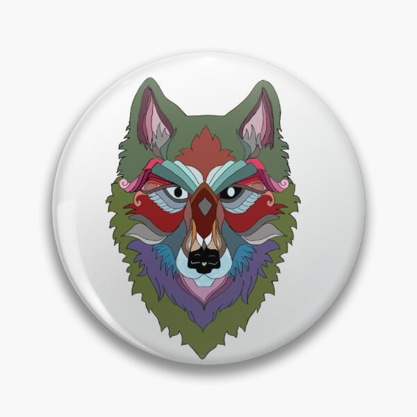 Item preview, Mandala Wolf designed and sold by MyFluffyCloud.