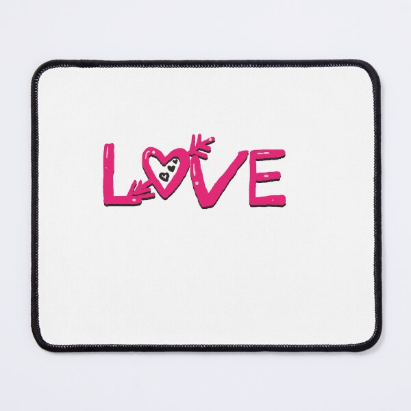 Item preview, love lettering with arrow through heart designed and sold by sehrishsunrise.
