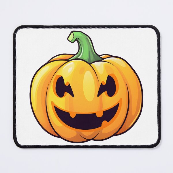 Item preview, happy pumpkin halloween face designed and sold by Wickystickers.
