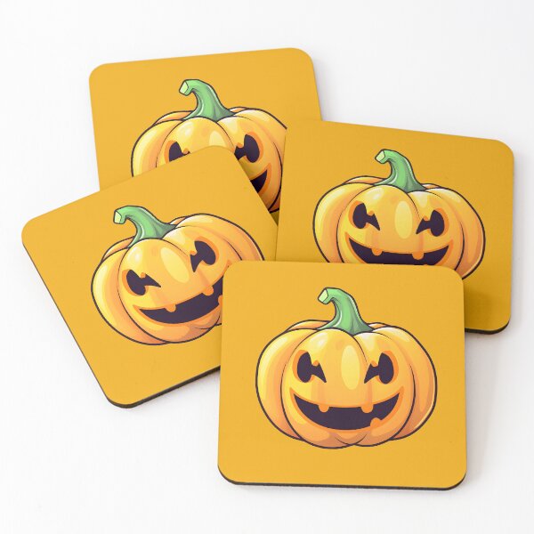 Item preview, happy pumpkin halloween face designed and sold by Wickystickers.