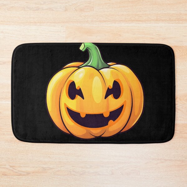 Item preview, happy pumpkin halloween face designed and sold by Wickystickers.