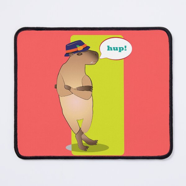 Item preview, The stylish capybara pulls up designed and sold by umasharda.