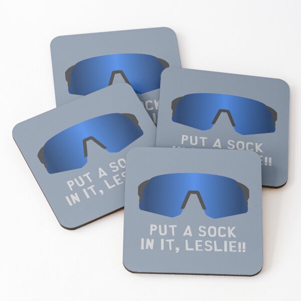 Item preview, Put a sock in it, Leslie! designed and sold by muskitt.