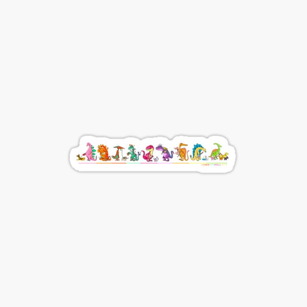 James Powell Art Show Shirt Sticker