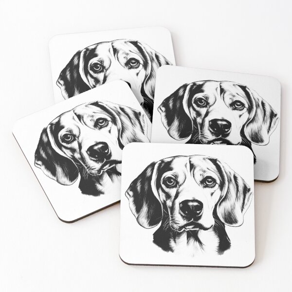 Item preview, Beagle T-shirt Art Sticker designed and sold by allthis.