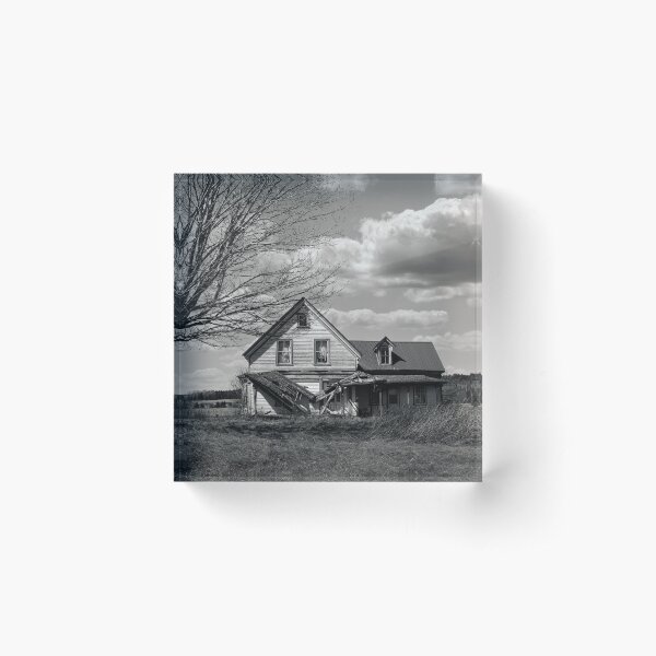 Item preview, Ruin and Regret - An Abandoned House Sits beside a Tree under an Epic Sky  designed and sold by Amanda White.