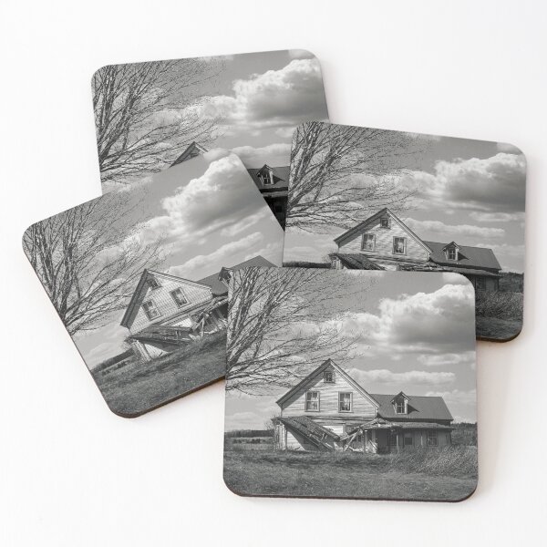Item preview, Ruin and Regret - An Abandoned House Sits beside a Tree under an Epic Sky  designed and sold by Amanda White.
