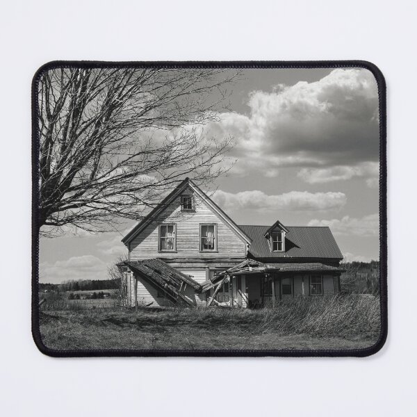 Item preview, Ruin and Regret - An Abandoned House Sits beside a Tree under an Epic Sky designed and sold by Amanda White.