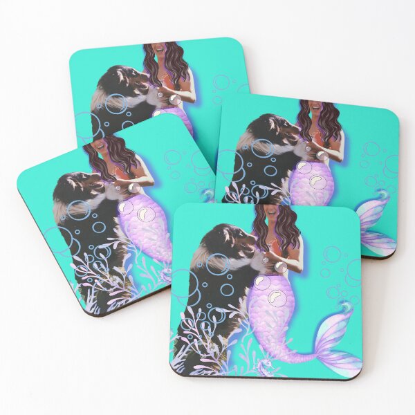 Item preview, Mermaid and collie dog designed and sold by Shinetroves.