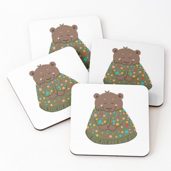 Item preview, Bear Wearing a Christmas Sweater designed and sold by kateillustrates.