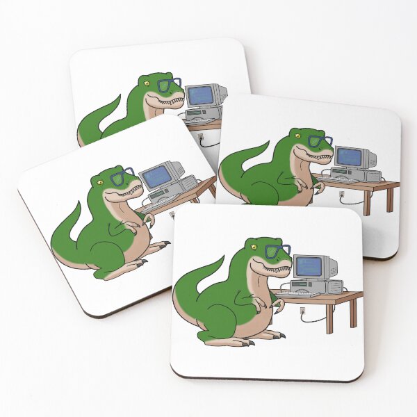 Item preview, Senior Engineer, T rex, dinosaur, programming designed and sold by DigitArtAnahis.