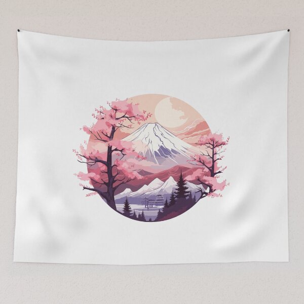 Item preview, Pink and a sunset design, mount fuji designed and sold by Jerseysrd.