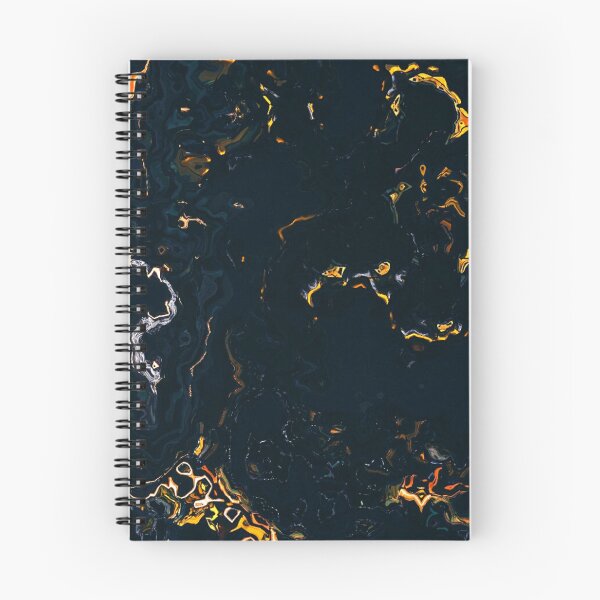 Item preview, Golden Blue Trippy Liquid Art | Stoked Up Art designed and sold by StokedUpArt.