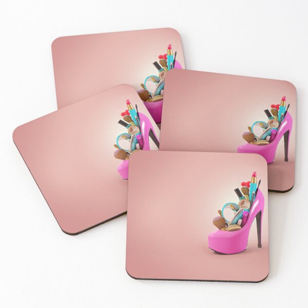 Item preview, Pink High Heels Makeup Girl Fashion designed and sold by Patternz Shop.