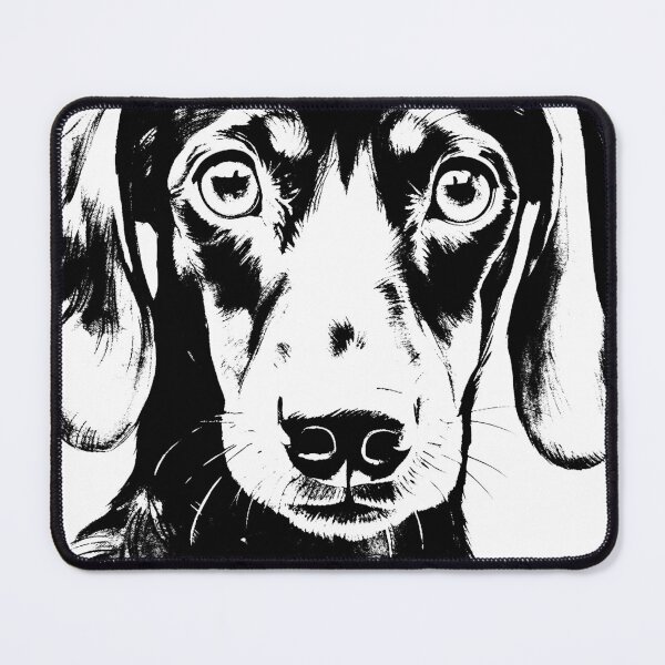 Item preview, Dachshund T-shirt Art Sticker designed and sold by allthis.