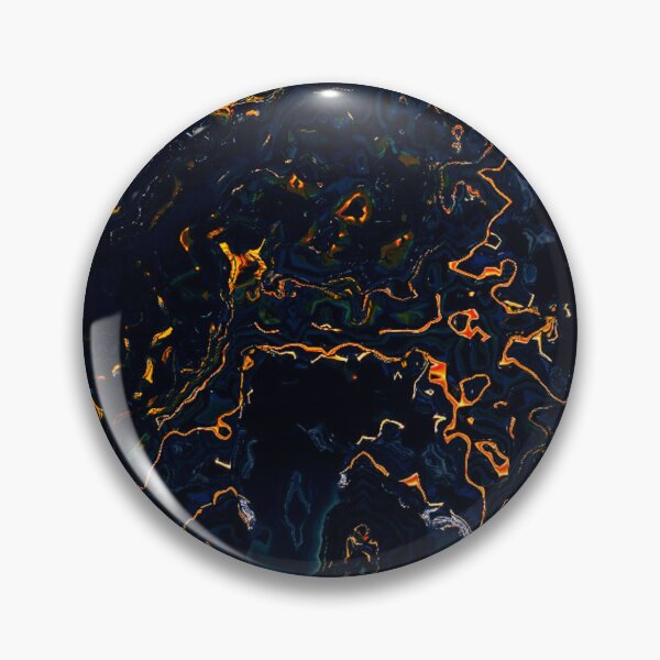Item preview, Golden Blue Trippy Liquid Art | Stoked Up Art designed and sold by StokedUpArt.