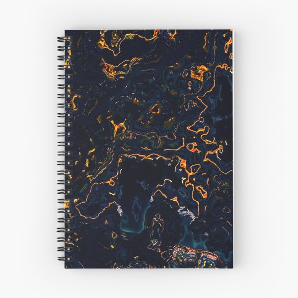 Item preview, Golden Blue Trippy Liquid Art | Stoked Up Art designed and sold by StokedUpArt.
