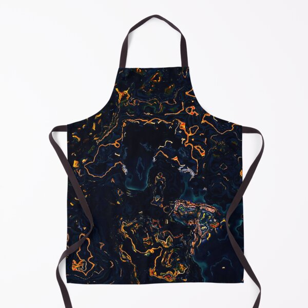 Item preview, Golden Blue Trippy Liquid Art | Stoked Up Art designed and sold by StokedUpArt.