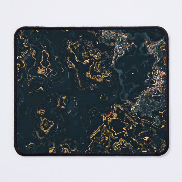 Item preview, Golden Blue Trippy Liquid Art | Stoked Up Art designed and sold by StokedUpArt.