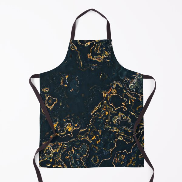 Item preview, Golden Blue Trippy Liquid Art | Stoked Up Art designed and sold by StokedUpArt.
