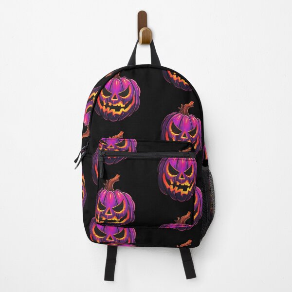 Item preview, scary neon pumpkin  designed and sold by Wickystickers.