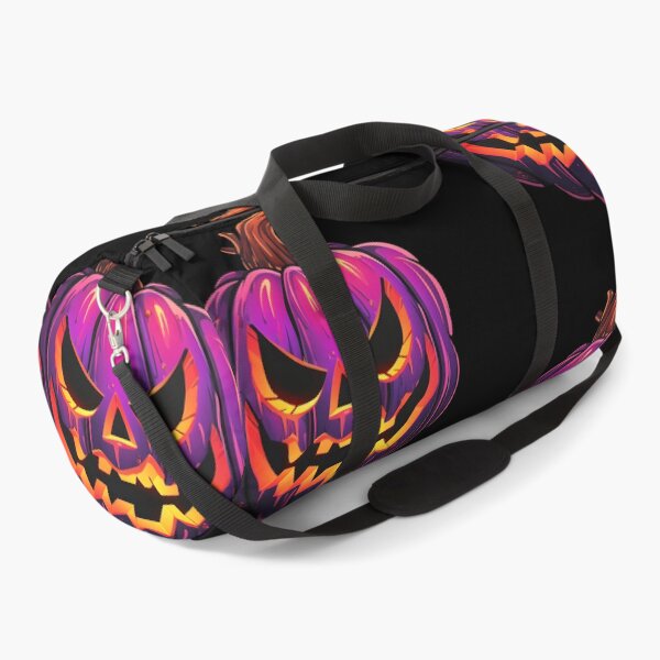 Item preview, scary neon pumpkin designed and sold by Wickystickers.