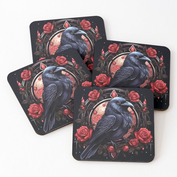 Item preview, Raven And Roses designed and sold by Nocturne  Paws.