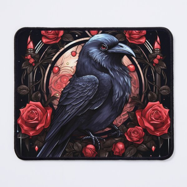 Item preview, Raven And Roses designed and sold by Nocturne Paws.