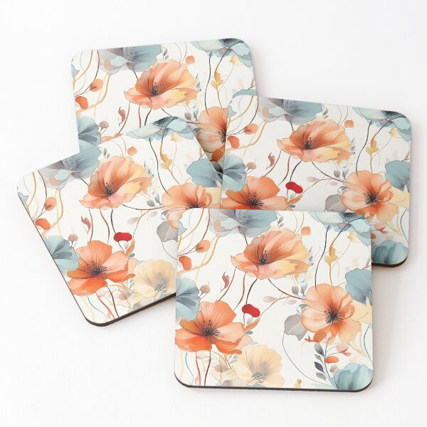 Item preview, Floral Pattern. Muted Colours Flower Collection. 7 designed and sold by YOTA-ART.