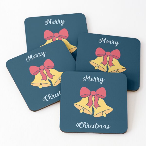 Item preview, Merry Christmas Golden Bells Greeting Design designed and sold by AnnaShalygina.