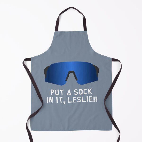 Item preview, Put a sock in it, Leslie! (white font) designed and sold by muskitt.