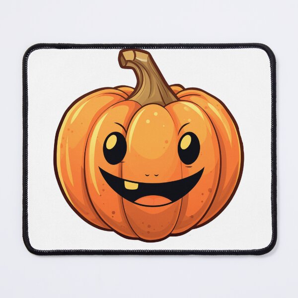 Item preview, happy pumpkin halloween face designed and sold by Wickystickers.