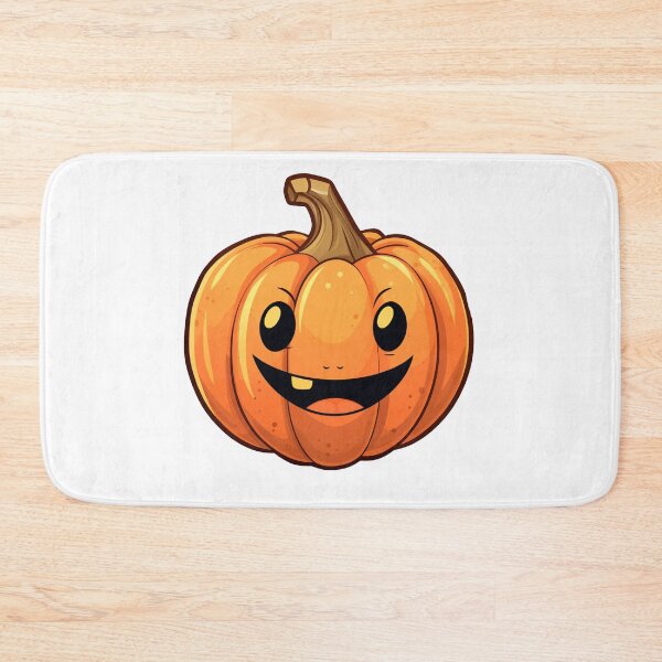 Item preview, happy pumpkin halloween face designed and sold by Wickystickers.