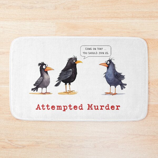 Item preview, Attempted Murder, Crows designed and sold by Mythic Legends Digital.