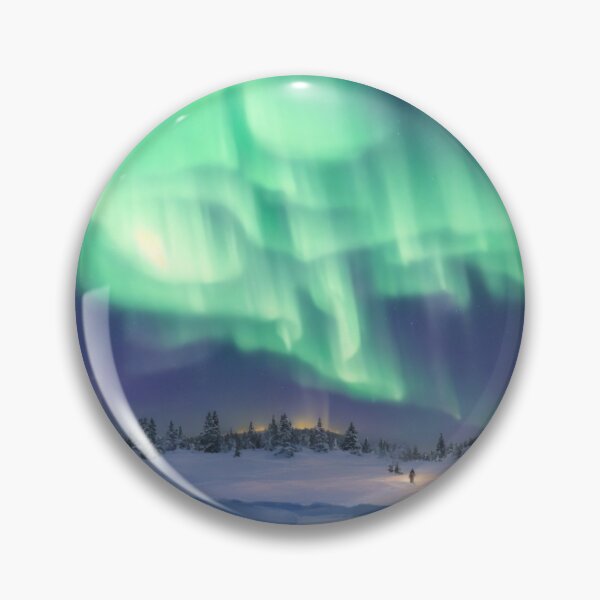 Item preview, Northern Lights Symphony: Snowy Wonderland Bathed in Aurora designed and sold by RedArtG09.