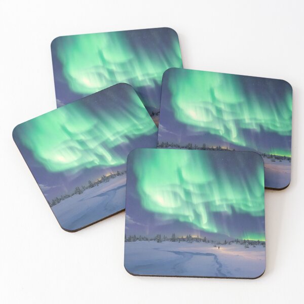 Item preview, Northern Lights Symphony: Snowy Wonderland Bathed in Aurora designed and sold by RedArtG09.