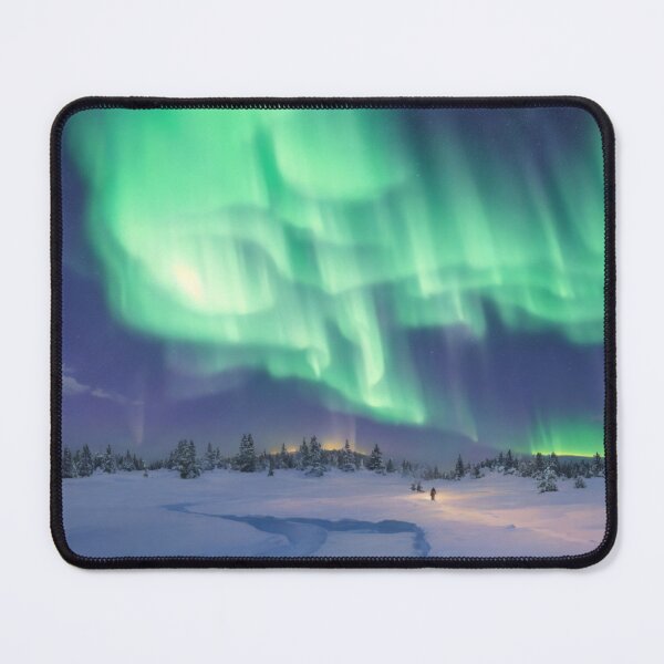 Item preview, Northern Lights Symphony: Snowy Wonderland Bathed in Aurora designed and sold by RedArtG09.