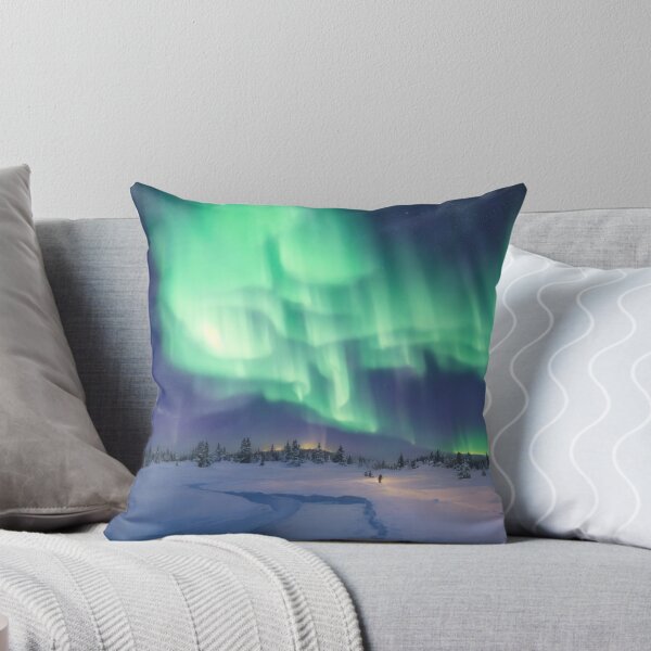 Item preview, Northern Lights Symphony: Snowy Wonderland Bathed in Aurora designed and sold by RedArtG09.