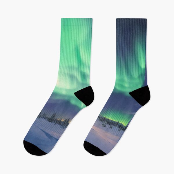 Item preview, Northern Lights Symphony: Snowy Wonderland Bathed in Aurora designed and sold by RedArtG09.