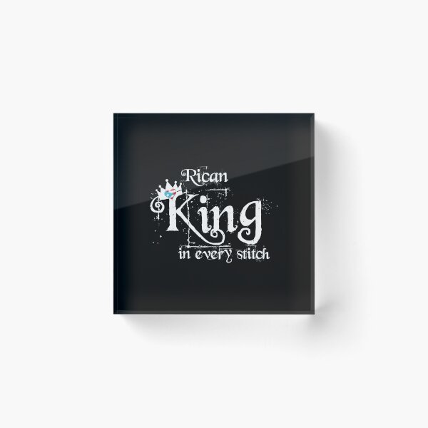 Item preview, Puerto Rico Flag design - Rican King in every stitch designed and sold by obedtheartist.