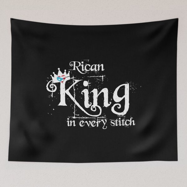 Item preview, Puerto Rico Flag design - Rican King in every stitch designed and sold by obedtheartist.