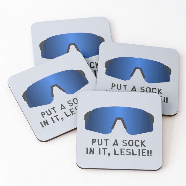 Item preview, Copy of Put a sock in it, Leslie! (black font) designed and sold by muskitt.
